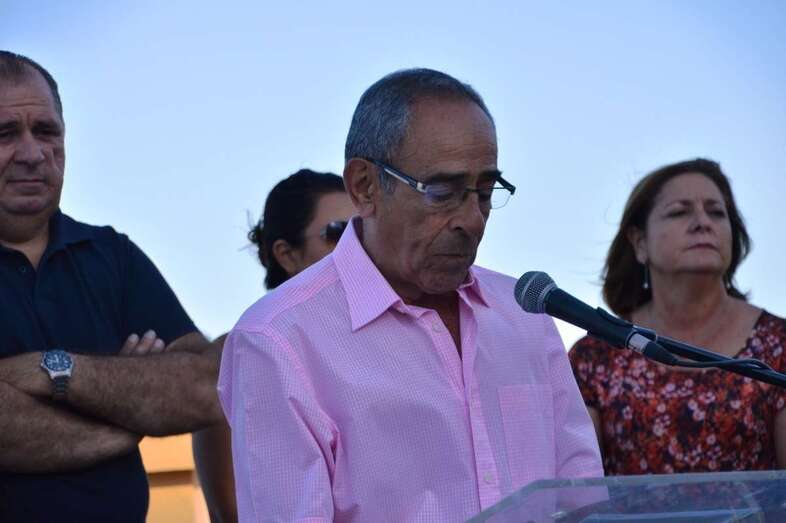 Imagen de archivo de Juan Francisco Franco en un homenaje en Telde / TA